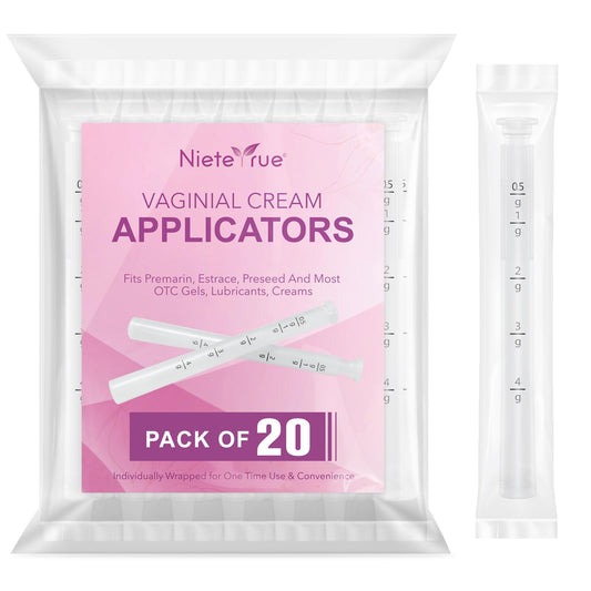 Nieteyrue disposable vaginal applicator with dosage markings for precise application