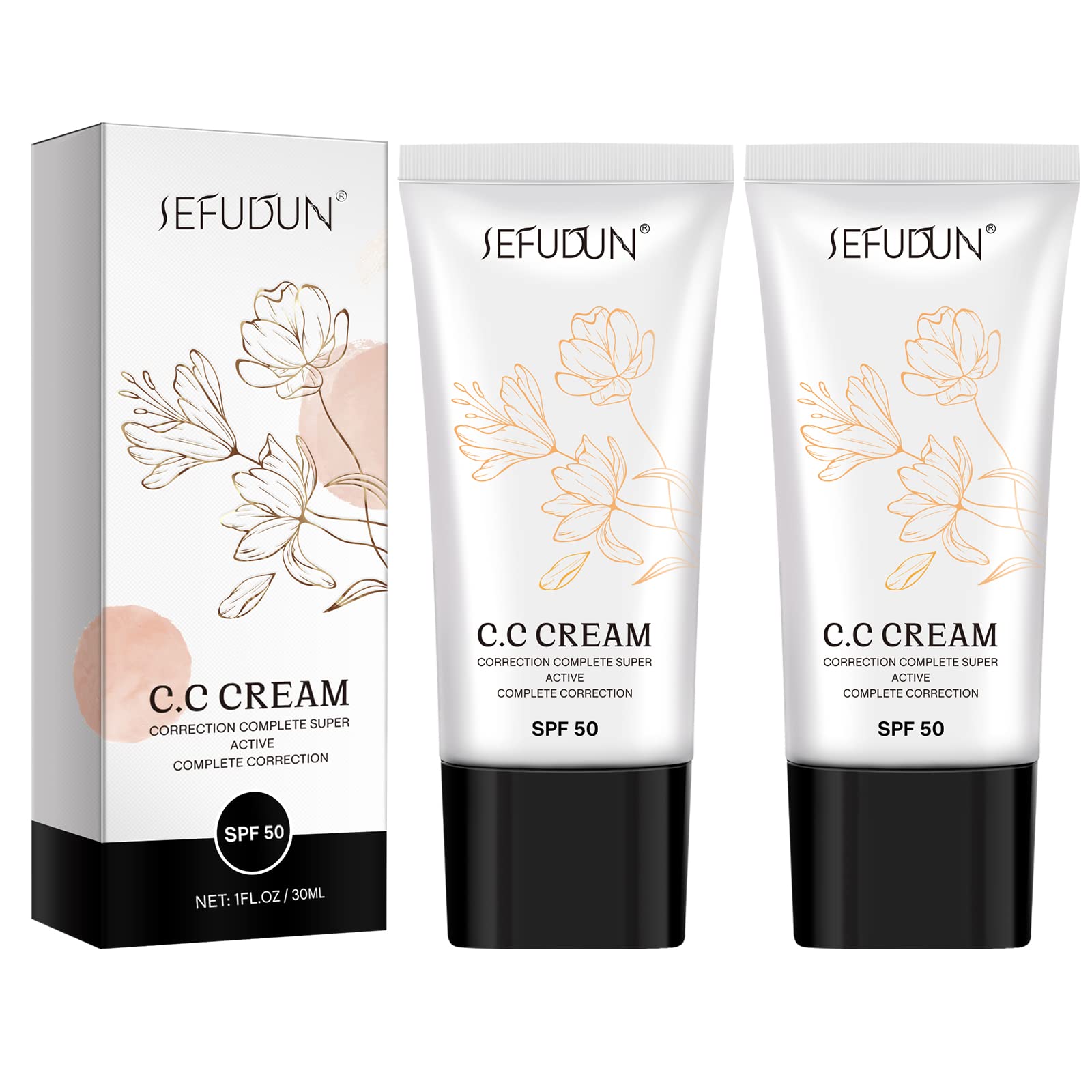 NIFEISHI CC Cream bottle application for smooth, even coverage