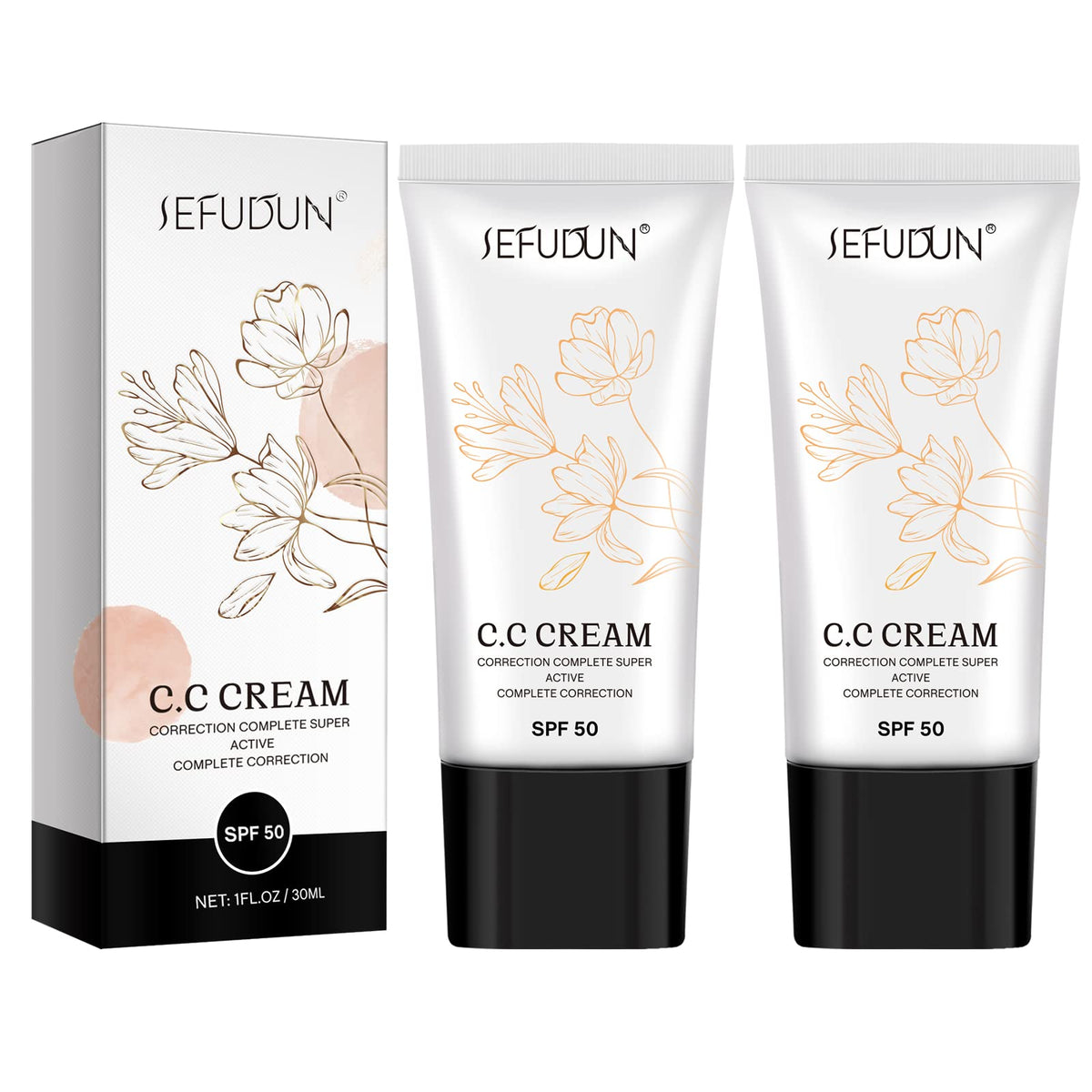NIFEISHI CC Cream bottle application for smooth, even coverage