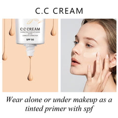 NIFEISHI CC Cream conceals pigmentation and blemishes with a lightweight feel