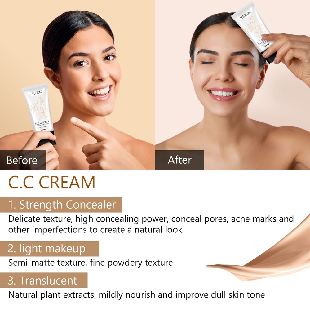 NIFEISHI CC Cream for face and body delivers even tone