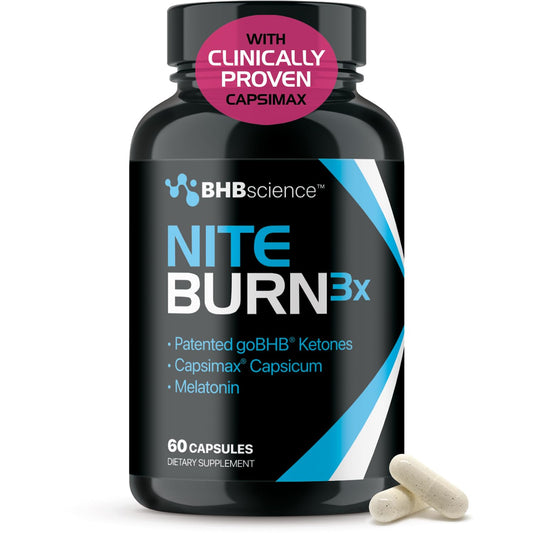 Night Burn Keto BHB exogenous ketones bottle front view