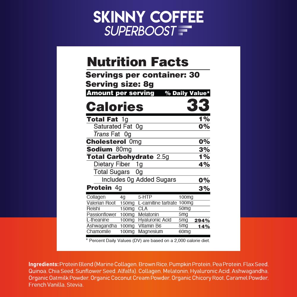 Product packaging highlighting weight loss and sleep support