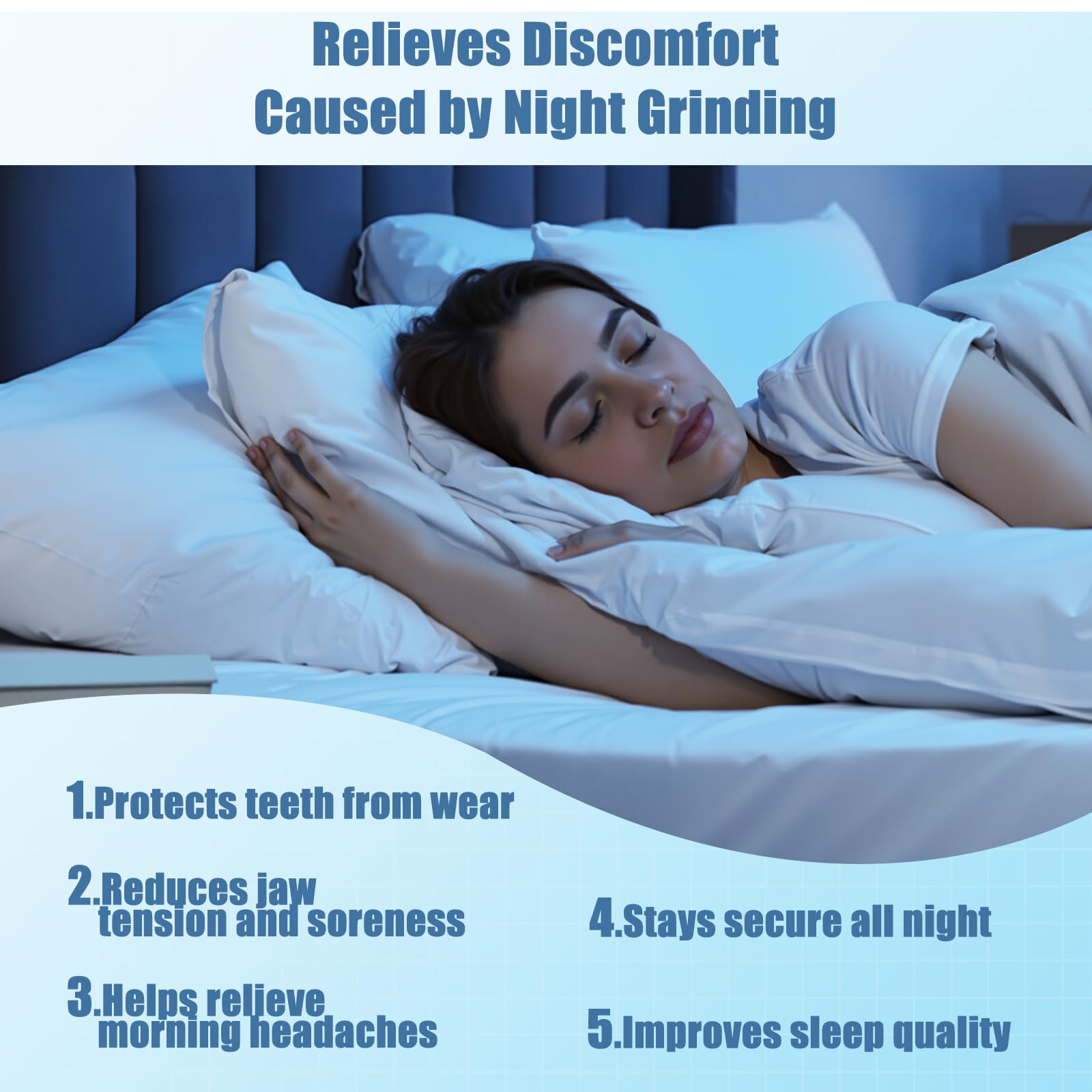 Night guard designed to protect teeth from grinding