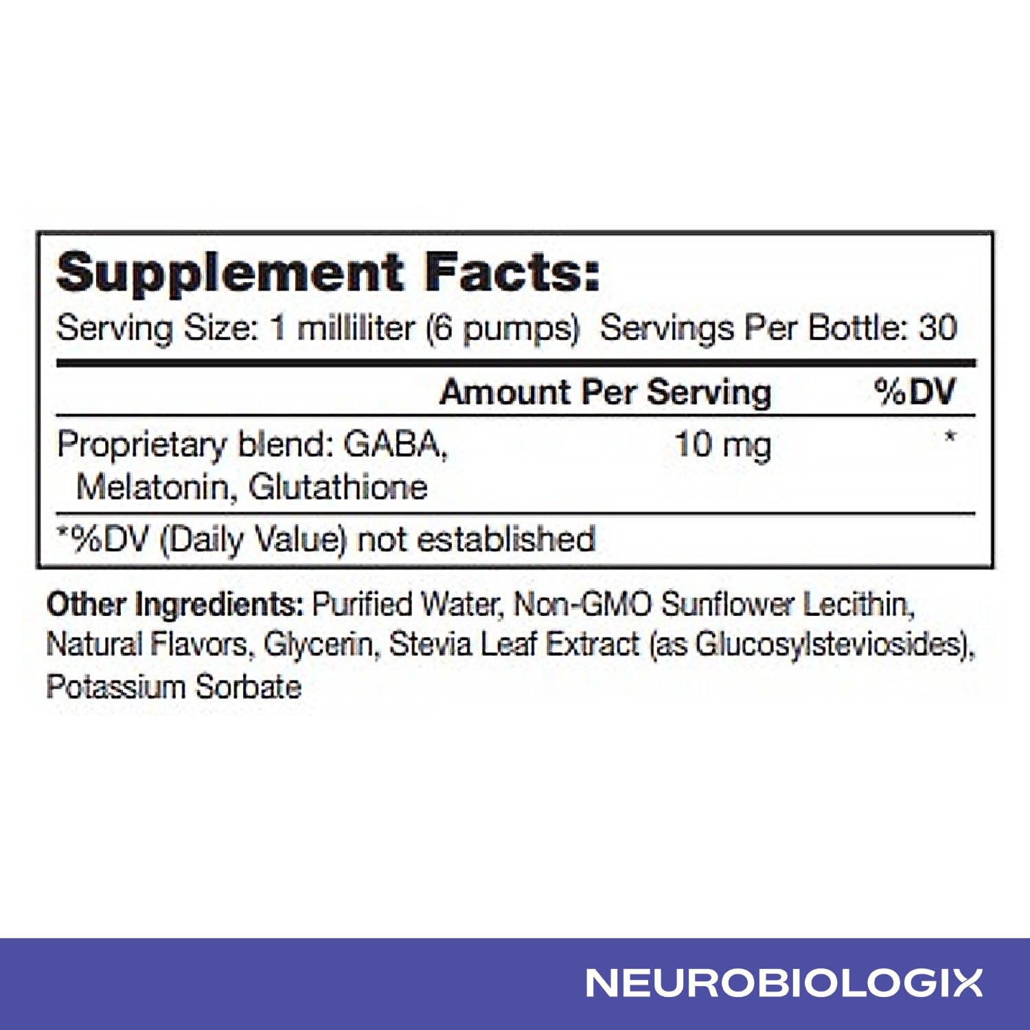 Vegan and allergen-free labeling on Night Night Liposomal Spray
