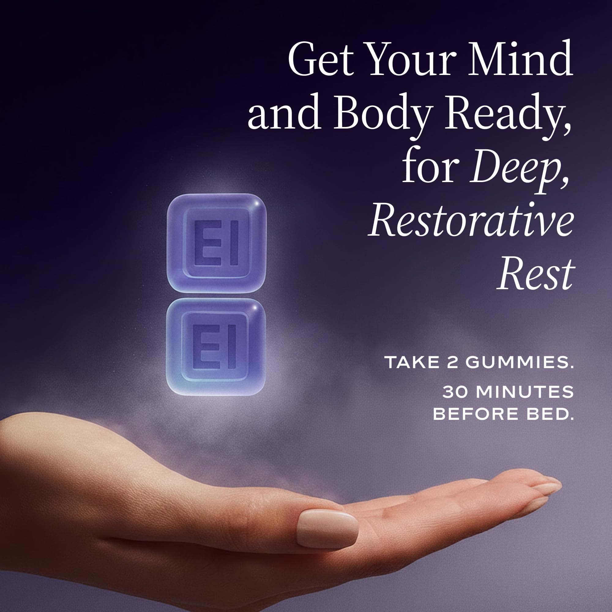 NightMAG gummies featuring L-Theanine, 5-HTP, and botanical blends