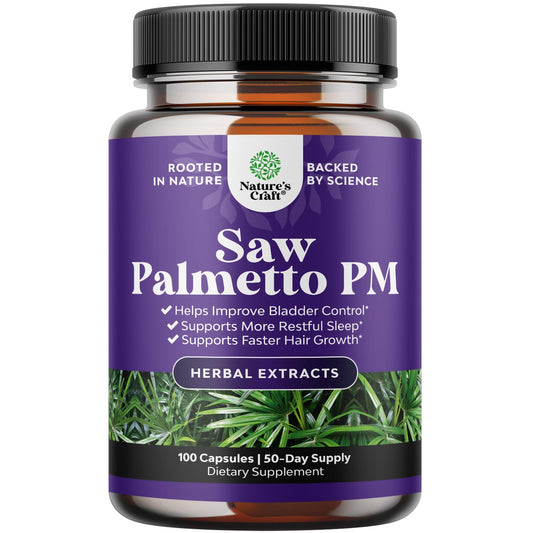 Nighttime Defense Saw Palmetto bottle and packaging