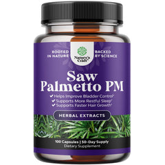 Nighttime Defense Saw Palmetto bottle and packaging