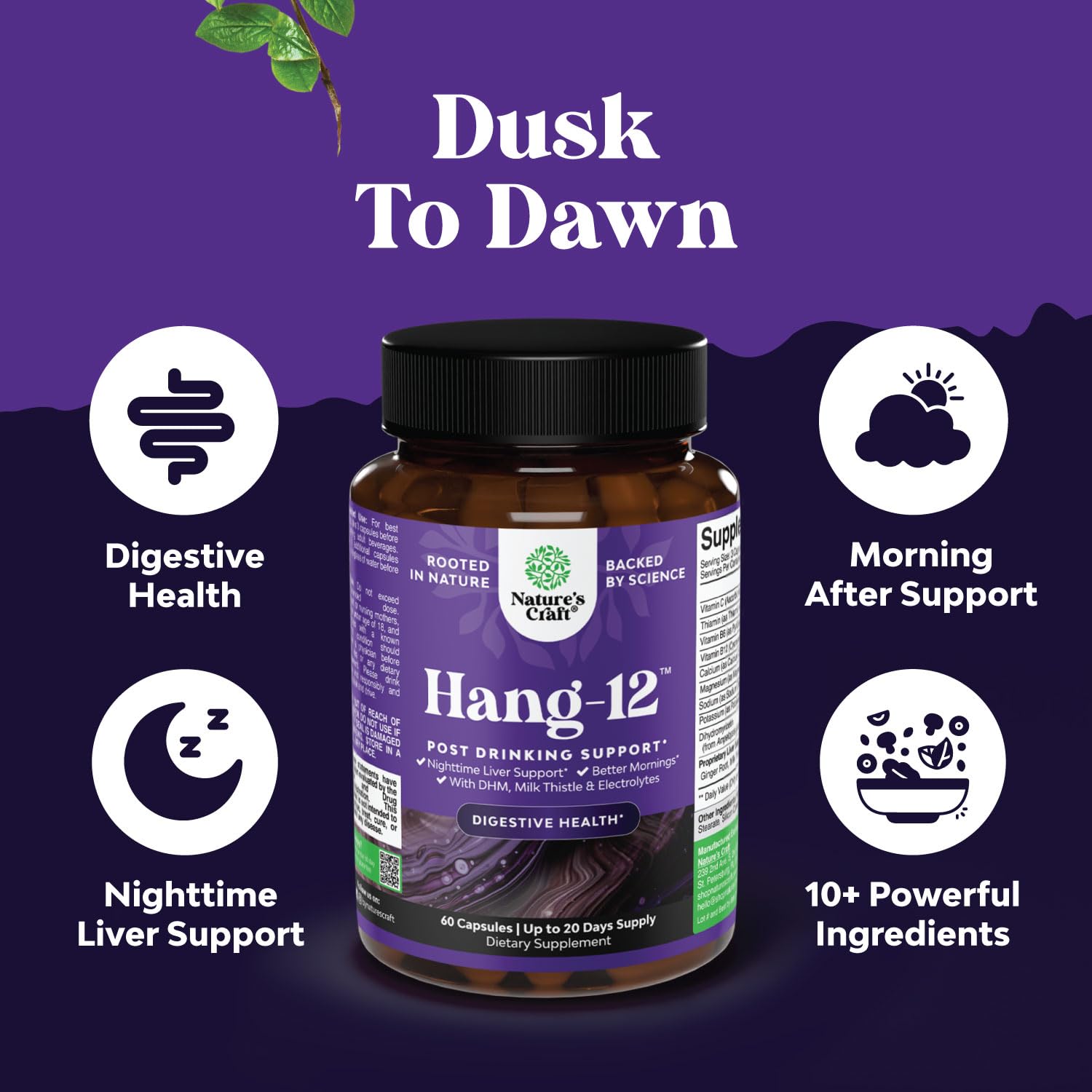 Nighttime Liver Detox packaging and bottle