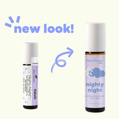 Application of Nighty Night roll-on on skin