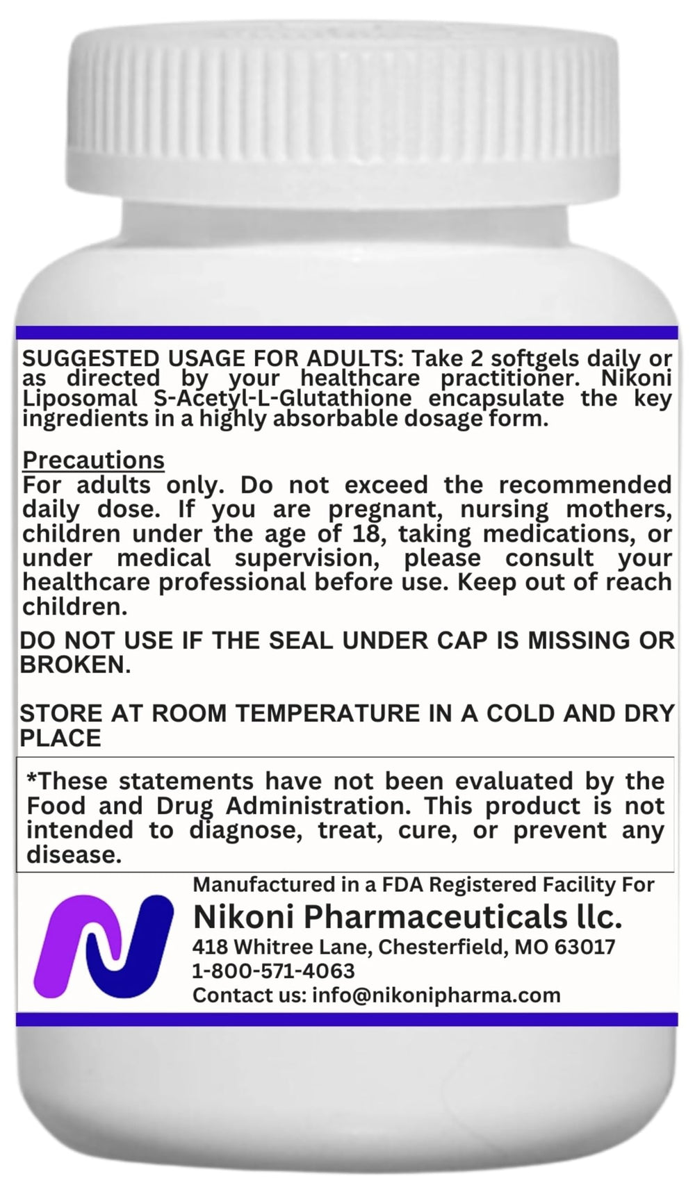 Plant-based vegan softgels in Nikoni supplement