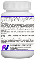Plant-based vegan softgels in Nikoni supplement