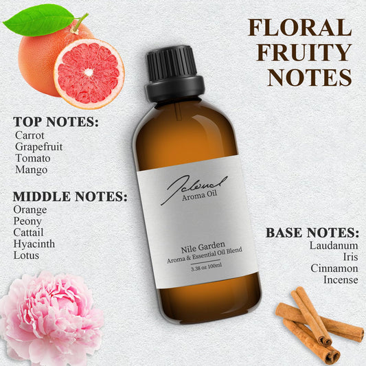Nile Garden fragrance oil packaging
