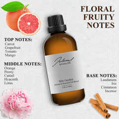 Nile Garden fragrance oil packaging