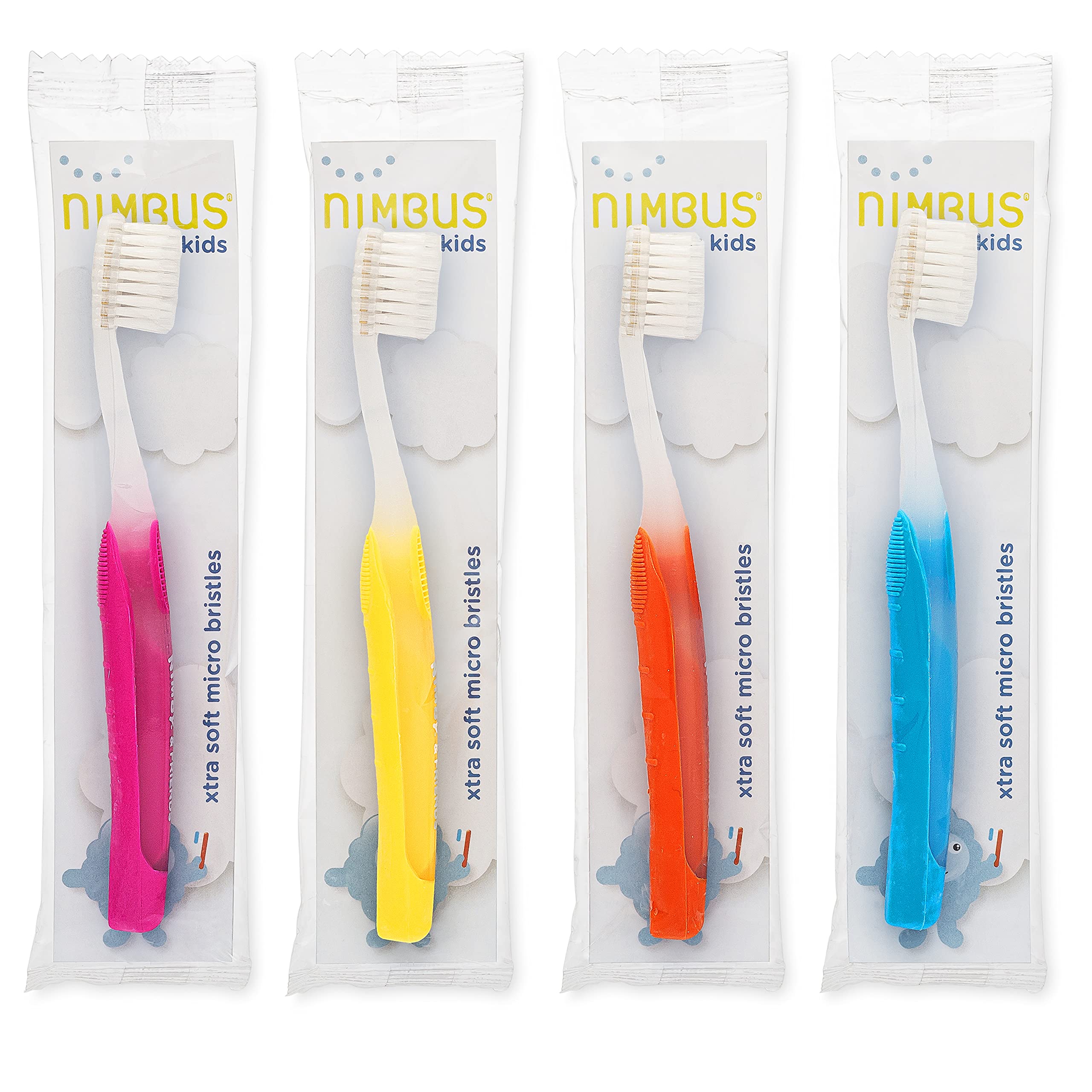 NIMBUS NIMBY kid's toothbrush with extra soft bristles for sensitive teeth