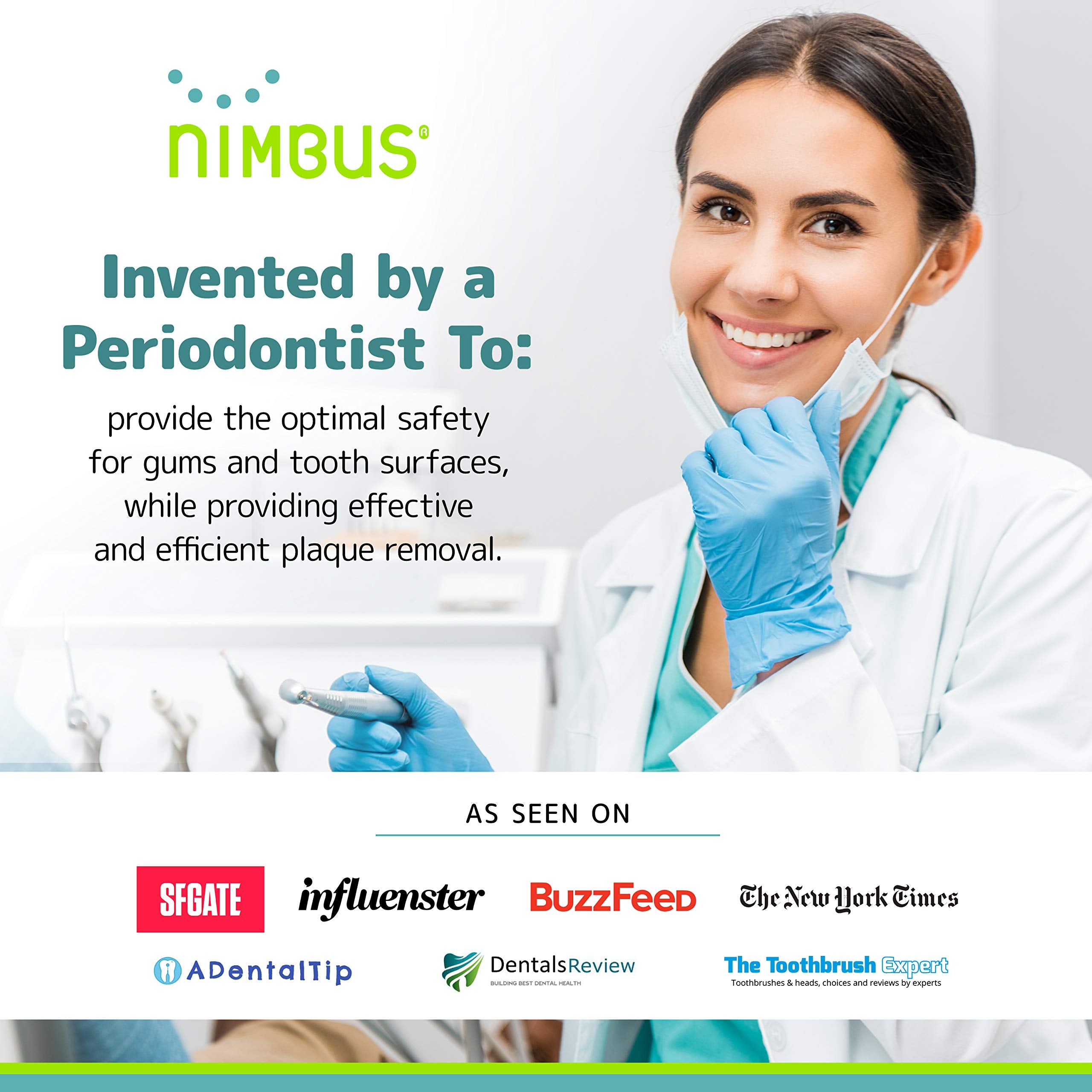 Individually wrapped Nimbus Nimby 4-pack toothbrushes for kids