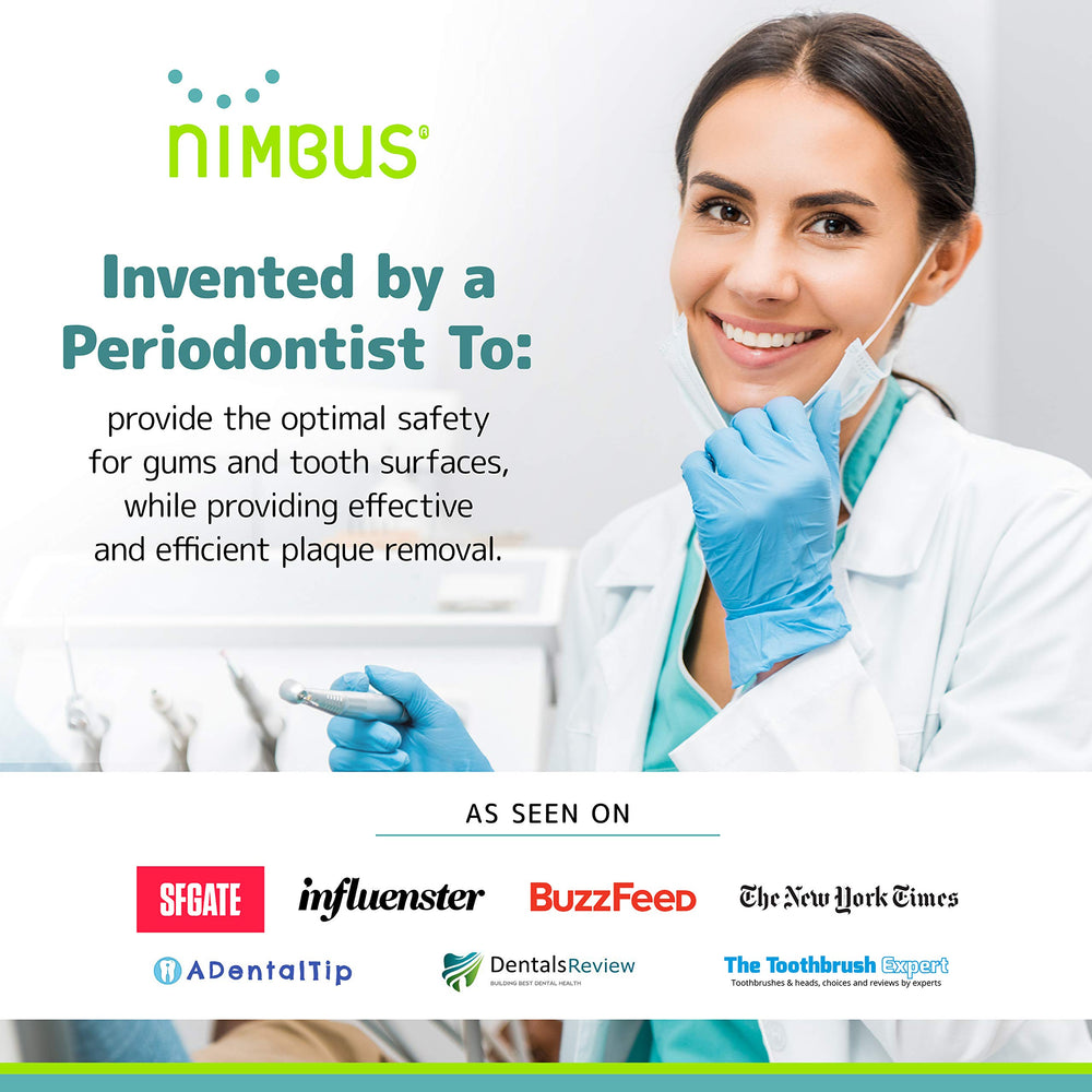Individually wrapped Nimbus Nimby 4-pack toothbrushes for kids