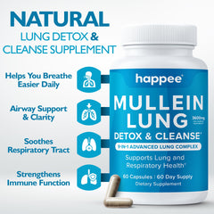 Nine-ingredient blend for enhanced lung health