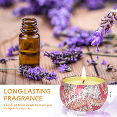 Jasmine scented candle from the gift set