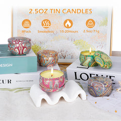 Strawberry bergamot scented candle from the gift set