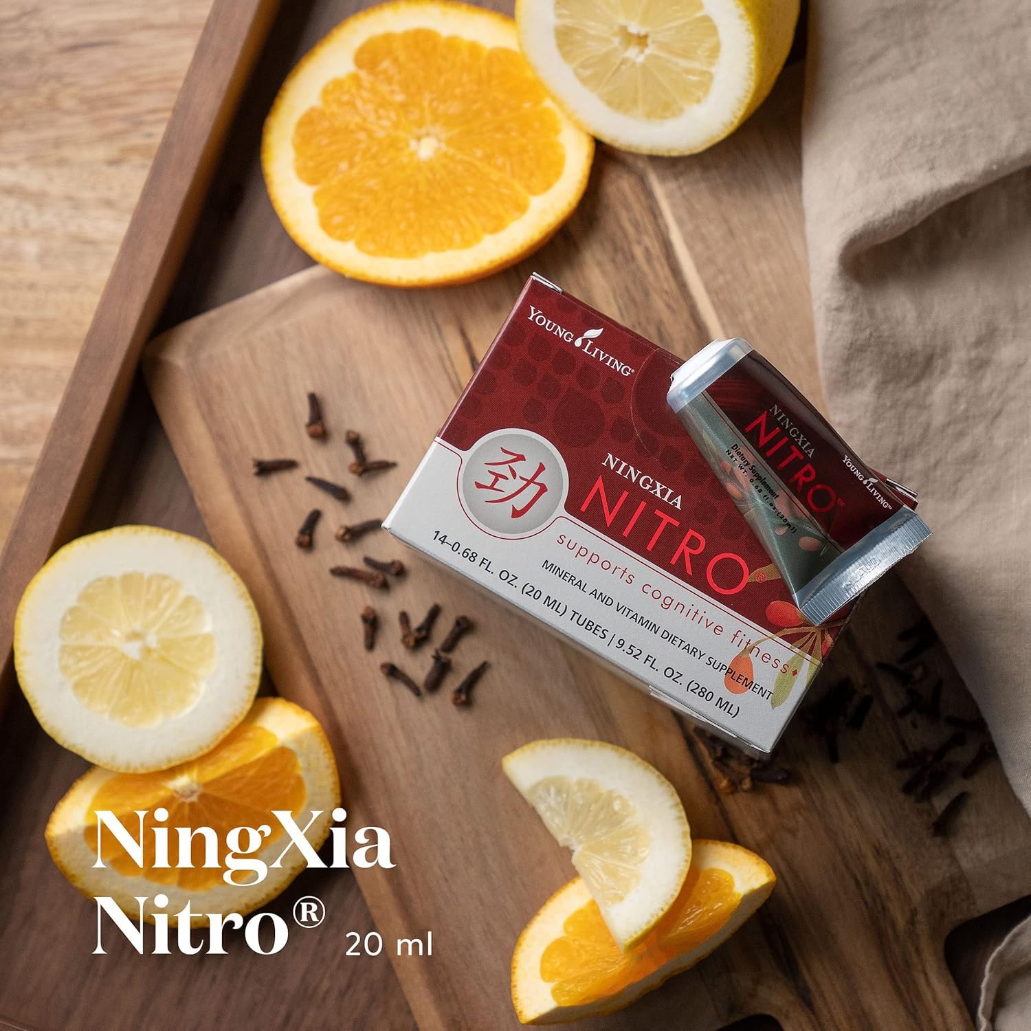 20 ml NingXia Nitro energy tubes with wolfberry and energizing blend