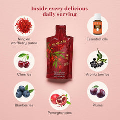 Opened NingXia Red single packet showing the contents