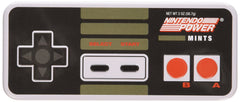 Front view of Nintendo Power Mints display tin