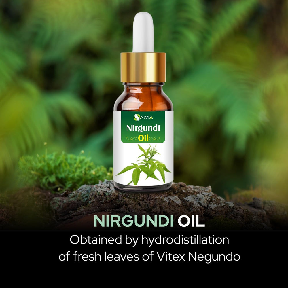 Packaging showing organic standard for Nirgundi Oil