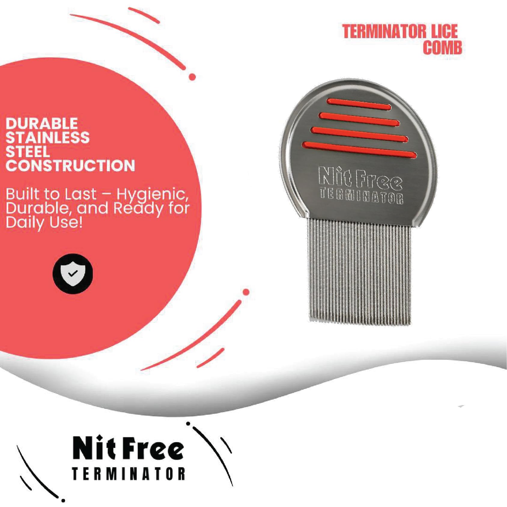 Nit Free Terminator packaging shows color variation and single-pack size
