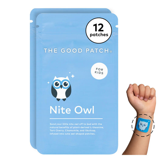 Nite Owl Patch packaging with six owl designs