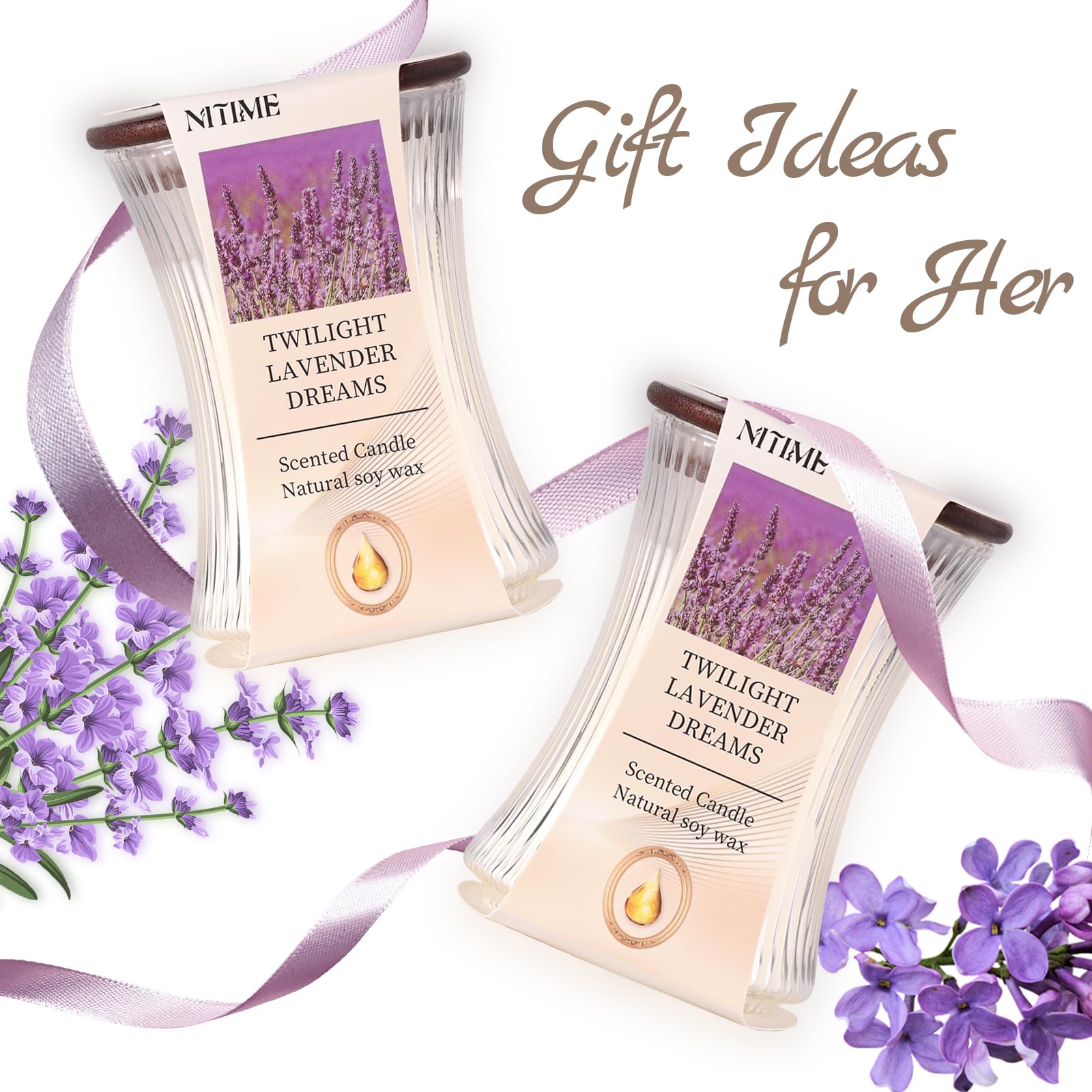 NITIME Provence lavender aroma fills room for relaxing spa-like mood