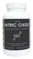 Nitric Oxide Lozenges 120-count bottle on white background