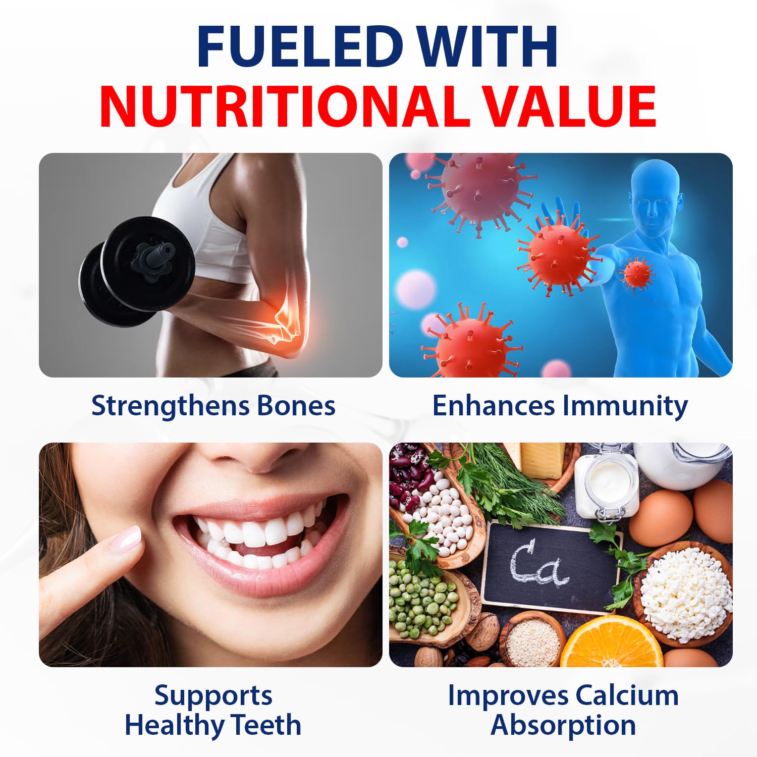 Nutrition facts panel for D3 50k capsules