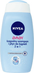 NIVEA Baby 2-in-1 Soft Shampoo and Bubble Bath 500 ml bottle