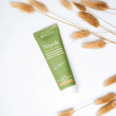 Lifestyle image showing fresh breath with Niyok toothpaste