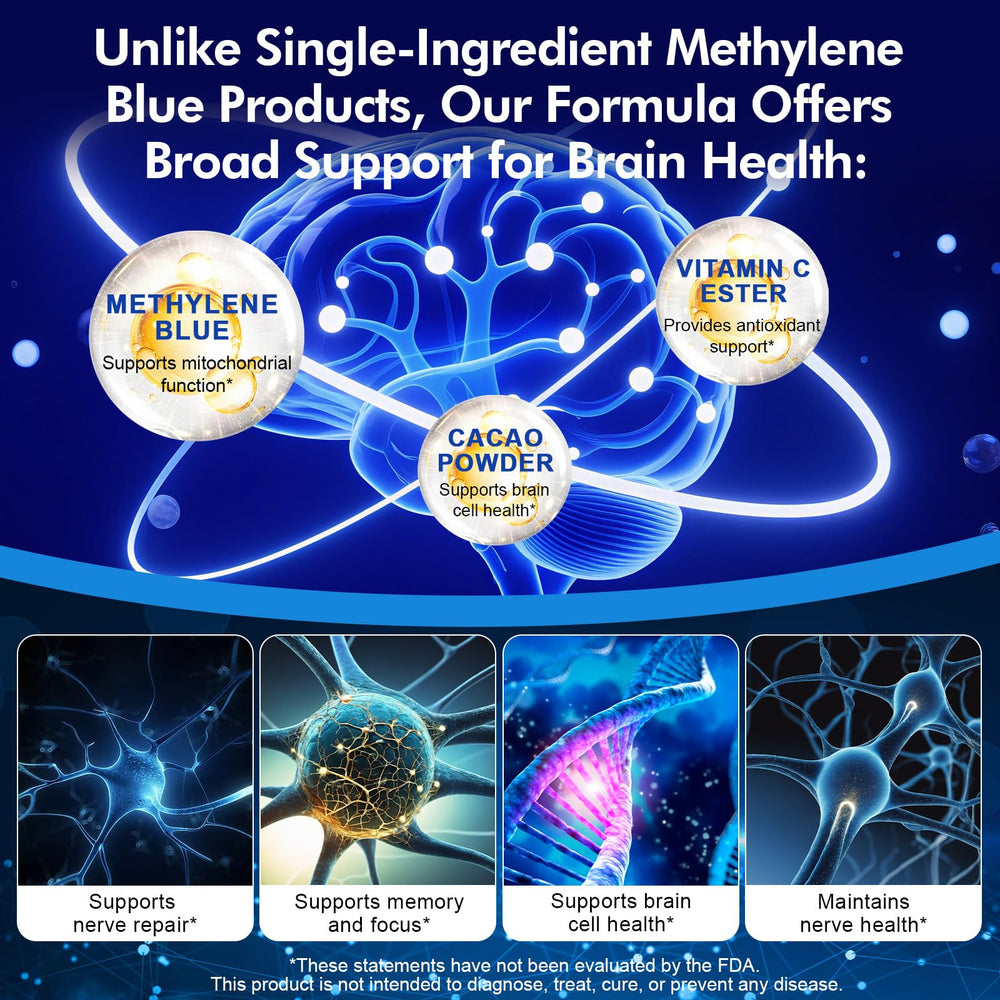 High-purity USP Grade methylene blue capsules