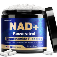 NLMUBR LUCKSIT NAD Supplement bottle on white background