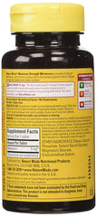 Close-up of Nm Super Melatonin 5mg 90-count bottle label