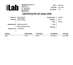 Seal indicating 3rd party lab tested in the USA on supplement packaging
