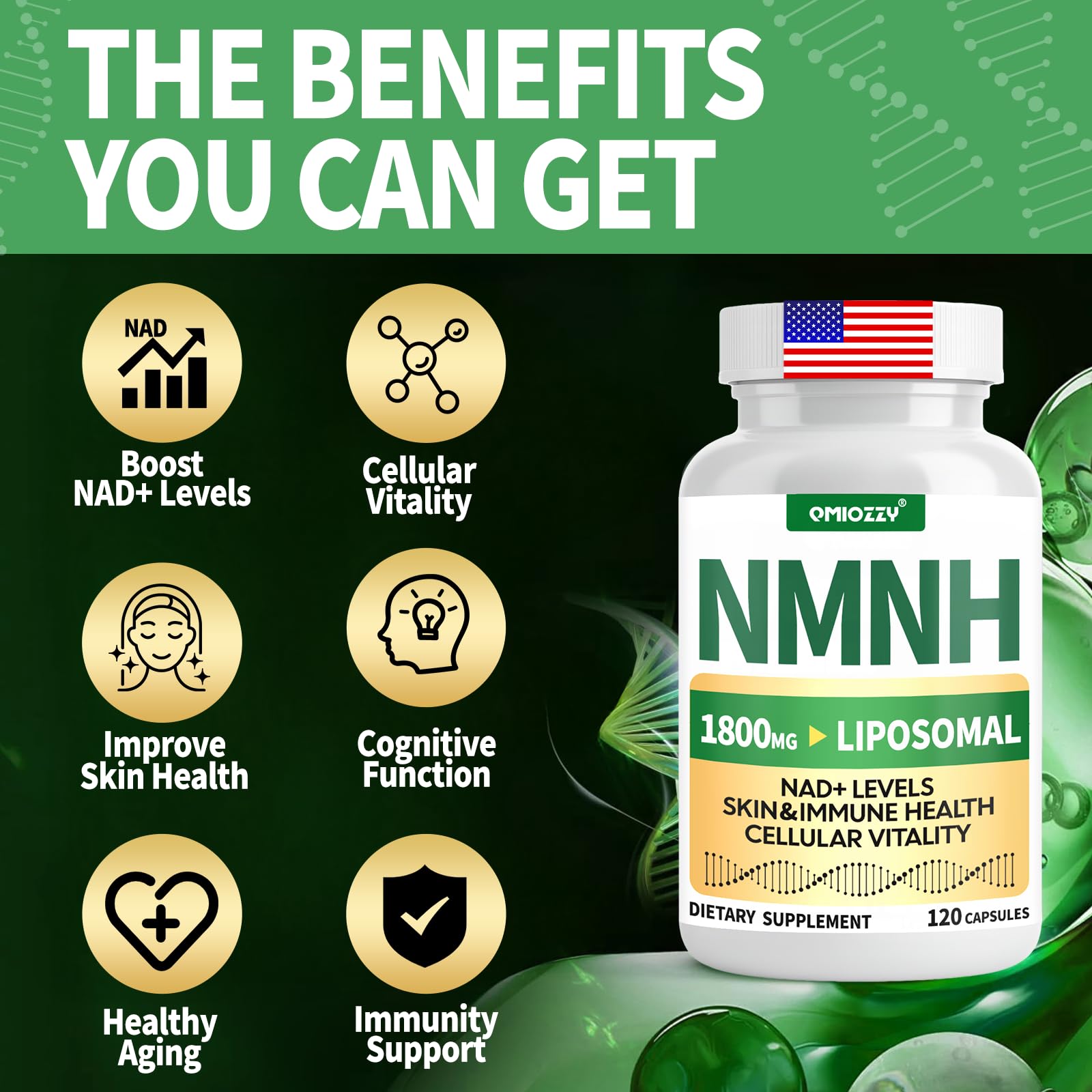 Capsules highlighting cellular energy support