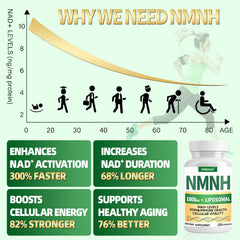 Diagram showing NMNH, NR, and Nicotinamide synergy for NAD+