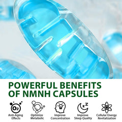 60-day supply NMNH NMN supplement bottle (120 capsules)