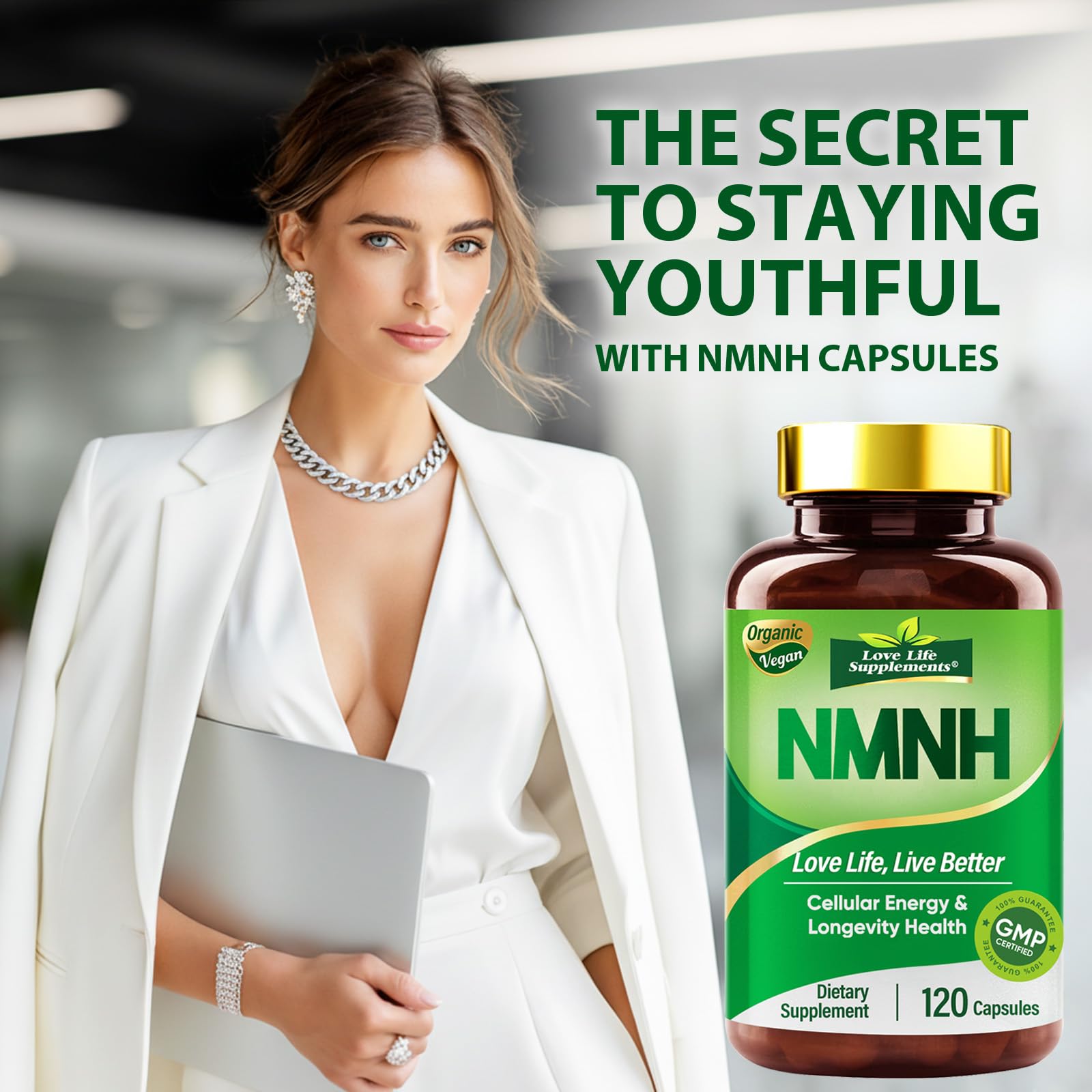 NAD+ boost NMNH supplement for energy and focus