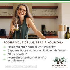 Graphic showing NMNH boosting NAD+ levels
