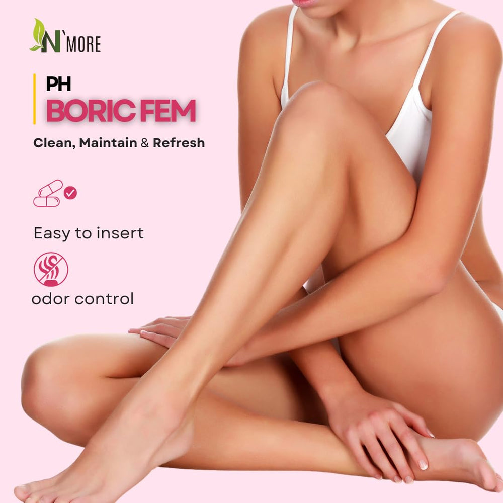 N'More Boricfem applicator close-up for easy nightly insertion