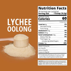 No added sugar label on collagen product
