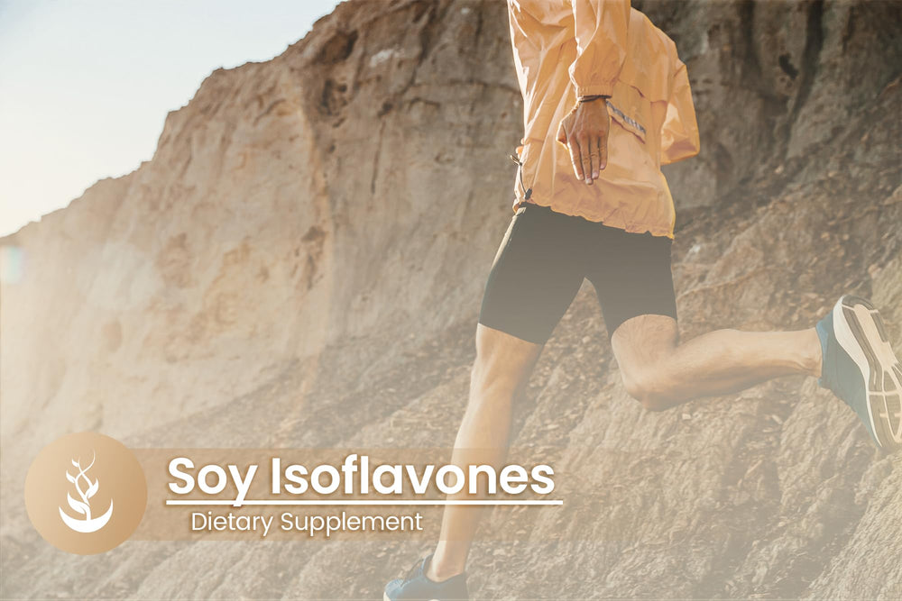 No additives or fillers label for soy isoflavones supplement