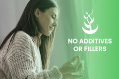 Chlorella capsule signaling no additives or fillers