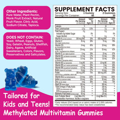 Gummy vitamins without artificial colors, non-GMO