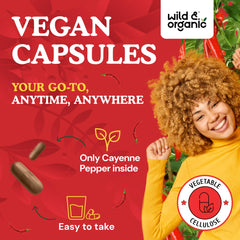 No fillers non-GMO cayenne capsules